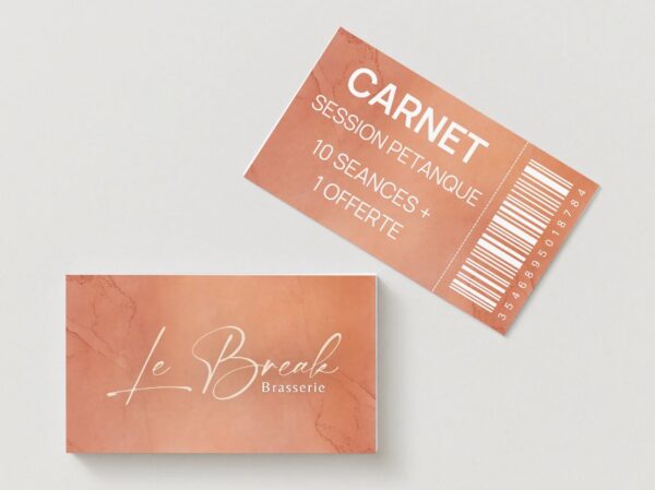Carnet de 10 séances de squash